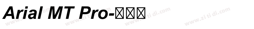 Arial MT Pro字体转换